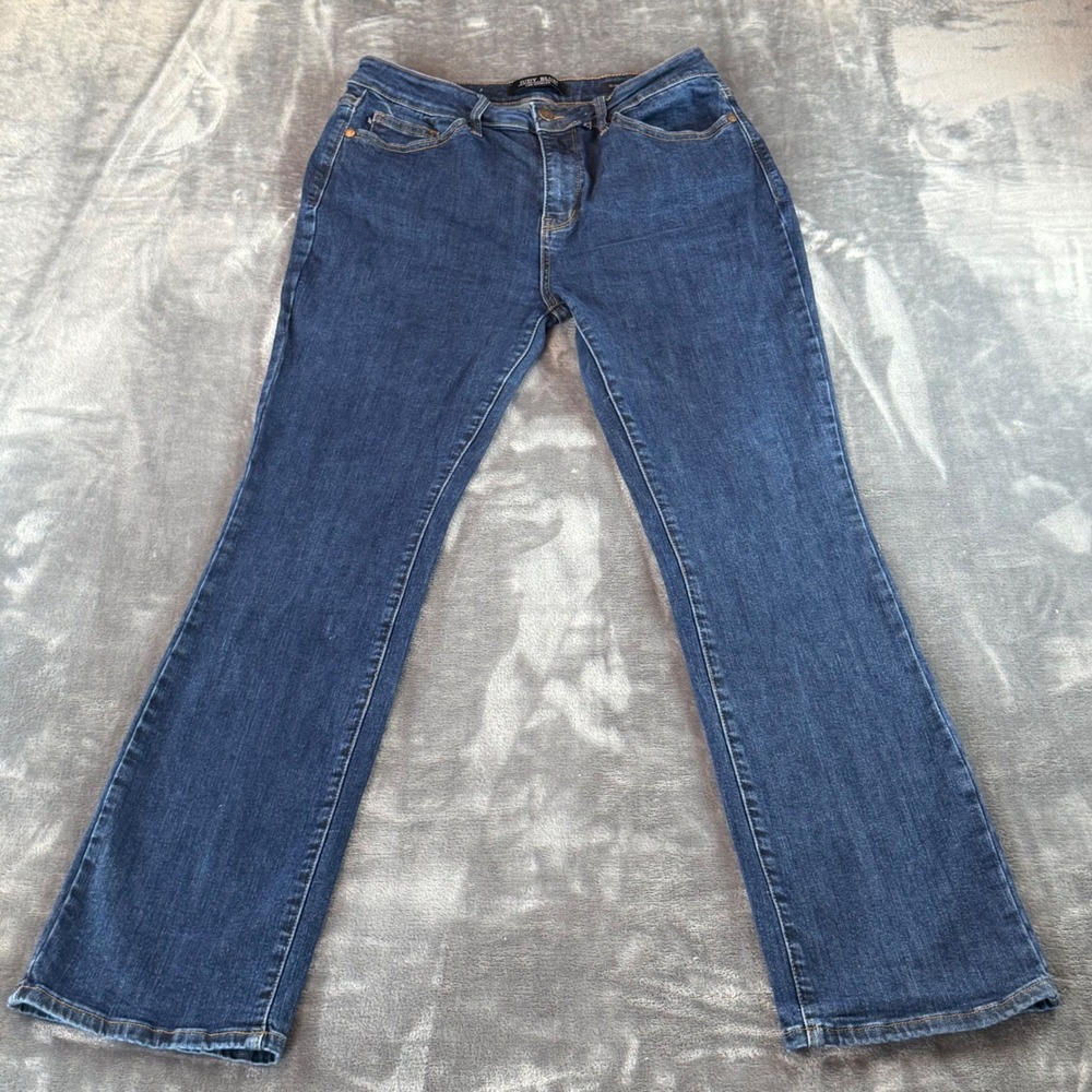 Judy Blue Slim Bootcut Jeans‎ Dark Wash High Rise Stretch Denim 13/31